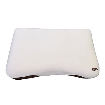 高さの調節ができる まくら/枕 【Double 低反発タイプ】 幅33×奥行55×高さ10cm 綿混 〔ベッドルーム 寝室〕
