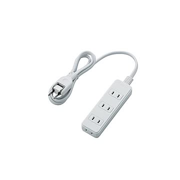 【5個セット】 エレコム スイングプラグタップ/4個口/1m/ホワイト T-S02N-2410WHX5