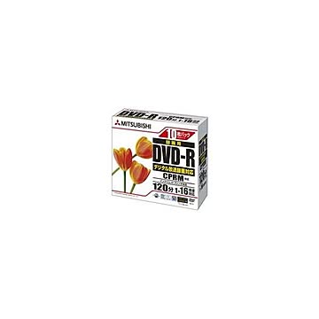 (まとめ）三菱ケミカルメディア 録画用DVD-R120分 ワイドプリンタブル 5mmスリムケース VHR12JPP10C 1箱(100枚:10枚×10個)【×3セット】