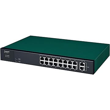 パナソニックESネットワークス 18ポート レイヤ2スイッチングハブ GA-AS16T PN25161