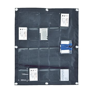 TRUSCO シートポケットカード25枚用 SP-CARD25 1枚 ×10セット