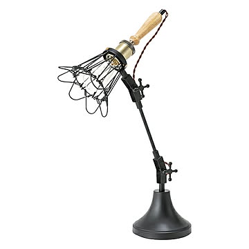 照明 組立式 電球付 ライト LHT-738 幅28.5〜50.5x奥行16x高さ37〜63cm 東谷