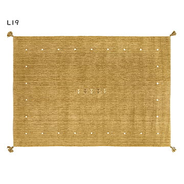 ギャッベ ラグ LORRI BUFF インド製 長方形 140x200cm 萩原