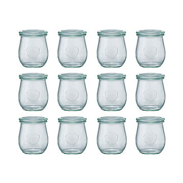 チューリップシェイプ 200ml 12個セット WECK マークスインターナショナル WE-762