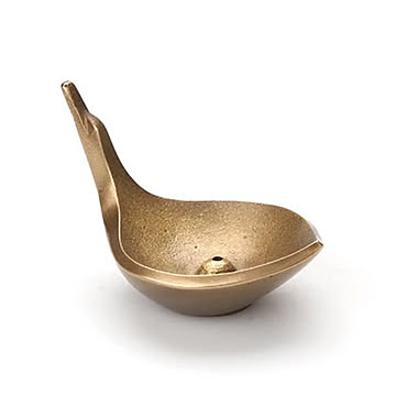 「香彩 白鳥 Incense stand swan 」お香立て アクセサリーホルダー プレゼント 高岡銅器 大谷喜作商店 三枝惣太郎 鋳物 伝統工芸品