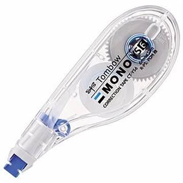 （まとめ） トンボ鉛筆 修正テープ モノYS6 6mm幅×10m 青 CT-YS6 1個 【×20セット】