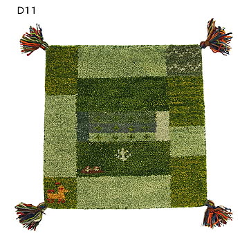 ギャッベ チェアパッド GABBEH 40x40cm 萩原