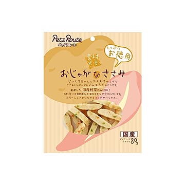 〔まとめ〕 ドッグフード ペットフード おじゃがなささみ お徳用 80g 12セット 日本製 ドックフード ペット用品【代引不可】