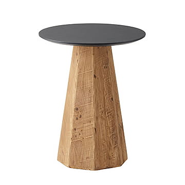 おしゃれ ローテーブル 天然木 ヴィンテージ モダン ブラック ブラウン 黒 茶色 大きめ ラウンドテーブル 木製 丸型 古材 完成品 WE-880 東谷【OG】