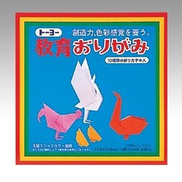 （まとめ） トーヨー 教育おりがみ 000005 14枚入 【×30セット】