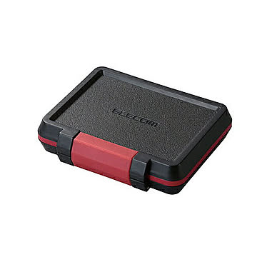 エレコム SD microSD XQDカードケース(耐衝撃) CMC-SDCHD02BK 管理No. 4953103310117