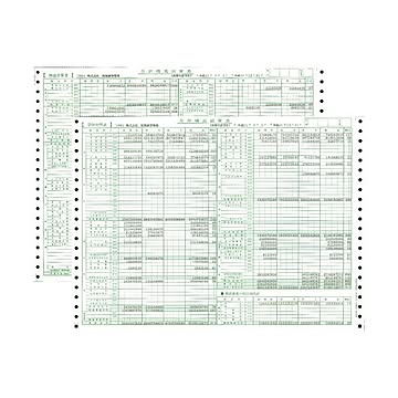 東京ビジネス 合計残高試算表 一般・科目印刷 CG100600 1冊50セット ×10セット