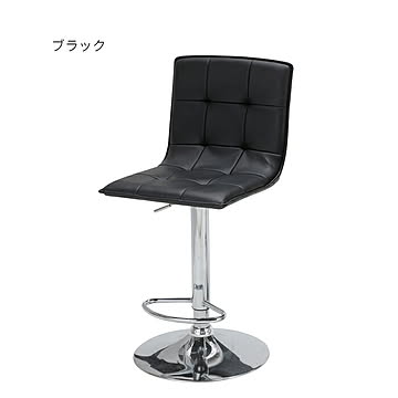 あずま工芸 ビエント 組立式カウンターチェア 幅440x奥行500x高さ935〜1145mm ブラック