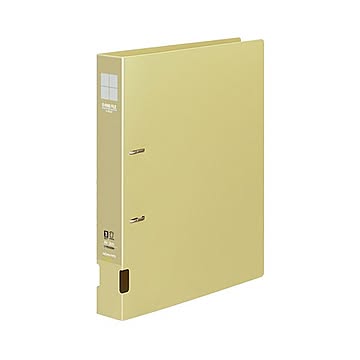 (まとめ) コクヨ DリングファイルS型 再生PP表紙 A4タテ 2穴 300枚収容 背幅45mm 黄 フ-FD430Y 1冊  【×30セット】