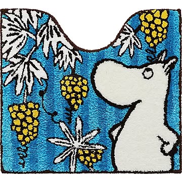 ムーミン ロストインザバレー トイレマット 55×60cm