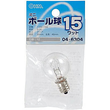 オーム電機 OHM 046304 ボール球G30 管理No. 4971275463042