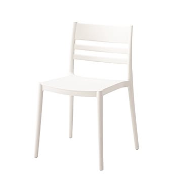 Poe カラースタッキングチェア ホワイト m10889