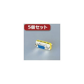 5個セットエレコム 超小型アダプタ AD-D9FF AD-D9FFX5