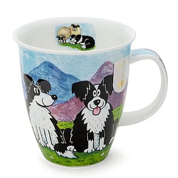 ダヌーン マグ NEVIS 高原で一休み コリー HIGHLAND ANIMALS COLLIE Dunoon Mug