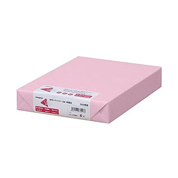 まとめ長門屋商店 Color Paper A4中厚口 桃 ナ-3271 1冊500枚 ×3セット