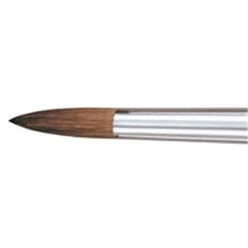 （まとめ）ぺんてる 丸筆 ZBS1-18 馬毛 18号×10セット