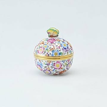 ヘレンド　ファンタジー　ボンボン入れ(チョウ)5.5cm　C2-6219-0-17　洋食器　ハンガリー　ハンドペイント