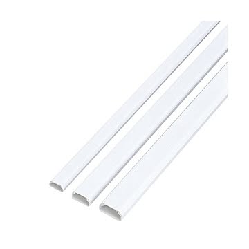 (まとめ) エレコム フラットモール テープ付 幅26mm×長さ1m ホワイト LD-GAF3/WH 1本 【×30セット】