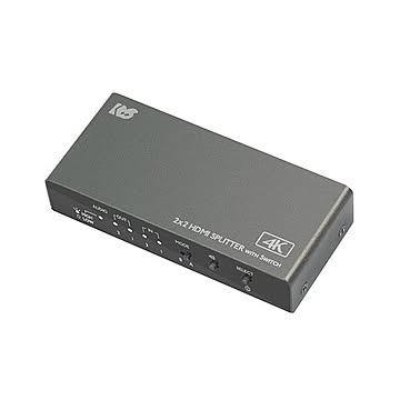 ラトックシステム 入力切替機能付HDMI分配器（ダウンスケール対応） RS-HDSP22-4K送料無料