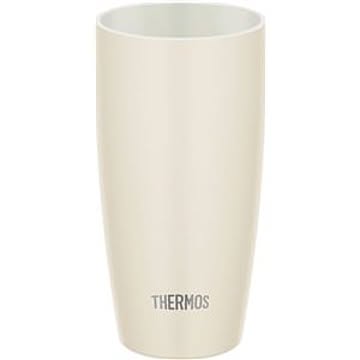 12個セット サーモス 真空断熱タンブラー 陶器調 420ml ホワイト（WH） JDM-420