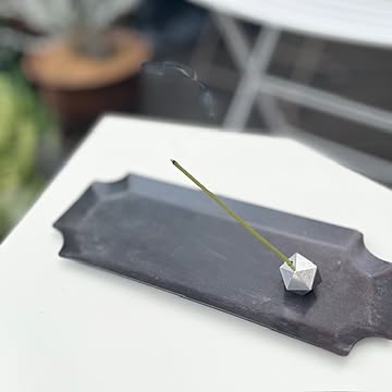 NAGAE＋　ナガエプリュス　poly incense holder　香立て　ブロンズ　TIN シルバー