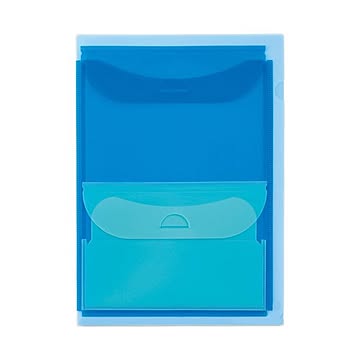 まとめライオン事務器ダブルポケットホルダーイロキャリ ソーダキャンディー WP-123 1冊 ×20セット