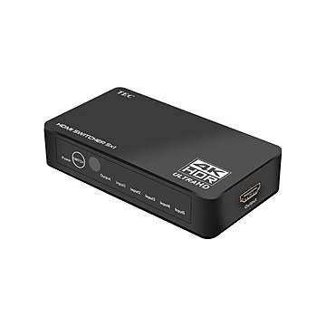 テック 4K UHD HDR対応 5入力1出力 HDMI切替器 THDSW51-4K60