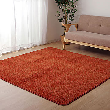 イケヒコ・コーポレーション オレンジ ノート 185×185cm