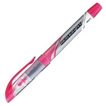 （まとめ）ジョインテックス 蛍光マーカー直液式 桃10本 H026J-PK-10 ×5セット