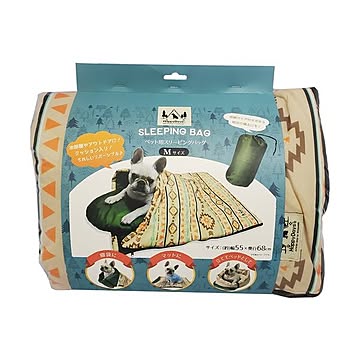 ペット用スリーピングバッグM ネイティブ （ペット用品）