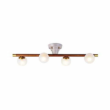 INTERFORM インターフォルム Poiret -baum- ポワレ -バウム- シーリングライト (LED球付属) LT-4418 シーリングランプ 4灯 天井照明 白熱球可 60W相当×4