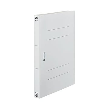 （まとめ） スマートバリュー PPフラットファイル厚綴A4S灰10冊 D080J-GY×5セット