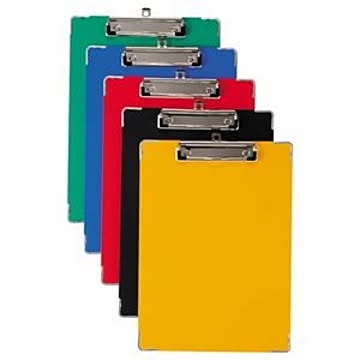 (まとめ) ライオン事務器 カラーボール用箋挟 クロス貼り A4タテ ブルー CS-120C 1枚 【×15セット】