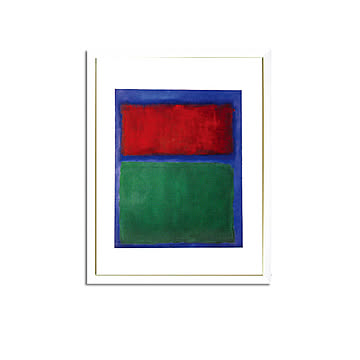 Mark Rothko Earth and Green アートポスター（フレーム付き） m13160