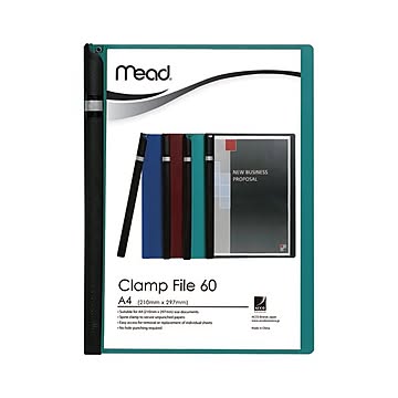 （まとめ） Meed クランプファイル A4判 タテ型 グリーン 【×20セット】