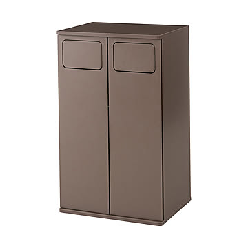 ゴミ箱 45リットル 2段 分別 45l スリム おしゃれ キッチン リビング 幅26 縦型 小さい 20l ダストボックス 木目調 大理石調 BLL-001-004