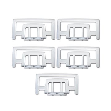 (まとめ) TANOSEE オリコン用カード差し 1袋(5枚)  【×10セット】