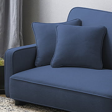 アイリスオーヤマ 1人掛けリクライニングソファ RSB-1S ネイビー 895×750×510mm