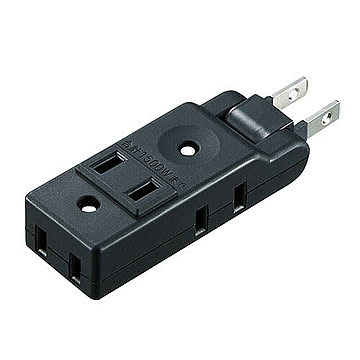 サンワサプライ スイングミニタップ TAP-AC10BK 管理No. 4969887838242