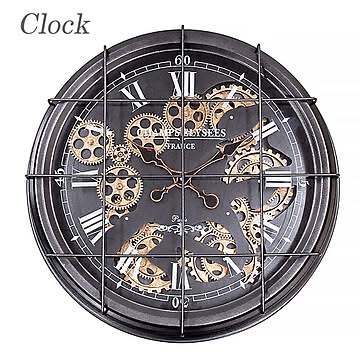 時計 壁掛け時計 おしゃれ 掛け時計 clock 歯車 gearclock クラシック インダストリアル アンティーク 50303 東洋石創
