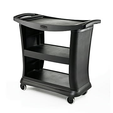 エグゼクティブサービスカート 多目的 万能 RM9T68BK 幅991x奥行533x高さ965mm ラバーメイド