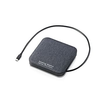 エレコム HDDケース SSDケース ドッキングステーション機能 USBハブ 2.5インチ USB3.2(Gen1) タイプC 4K ブラック LGB-DHUPD