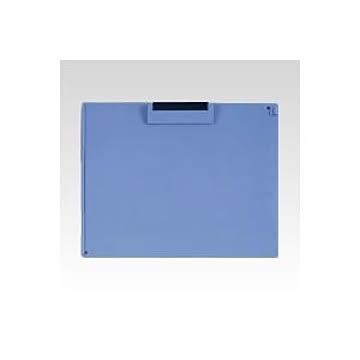 （まとめ） オープン クリップボード 再生ABS樹脂製 B4判ヨコ型・15"×11"用 CB-101-BU 青 1枚入 【×3セット】