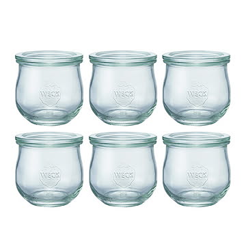 チューリップシェイプ 370ml 6個セット WECK マークスインターナショナル WE-746