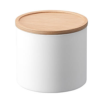 RIN リン (山崎実業) バスケット型コーヒーペーパーフィルターケース Sサイズ Basket Coffee Filter Case - Small コーヒー用品 キッチン 収納 整理整頓 保存容器